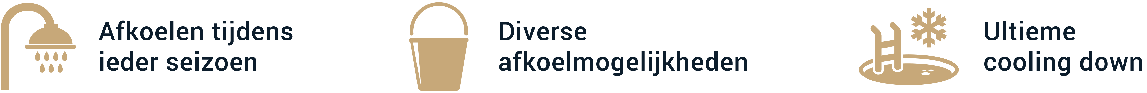 Exclusive Faciliteitenpagina icons koude baden