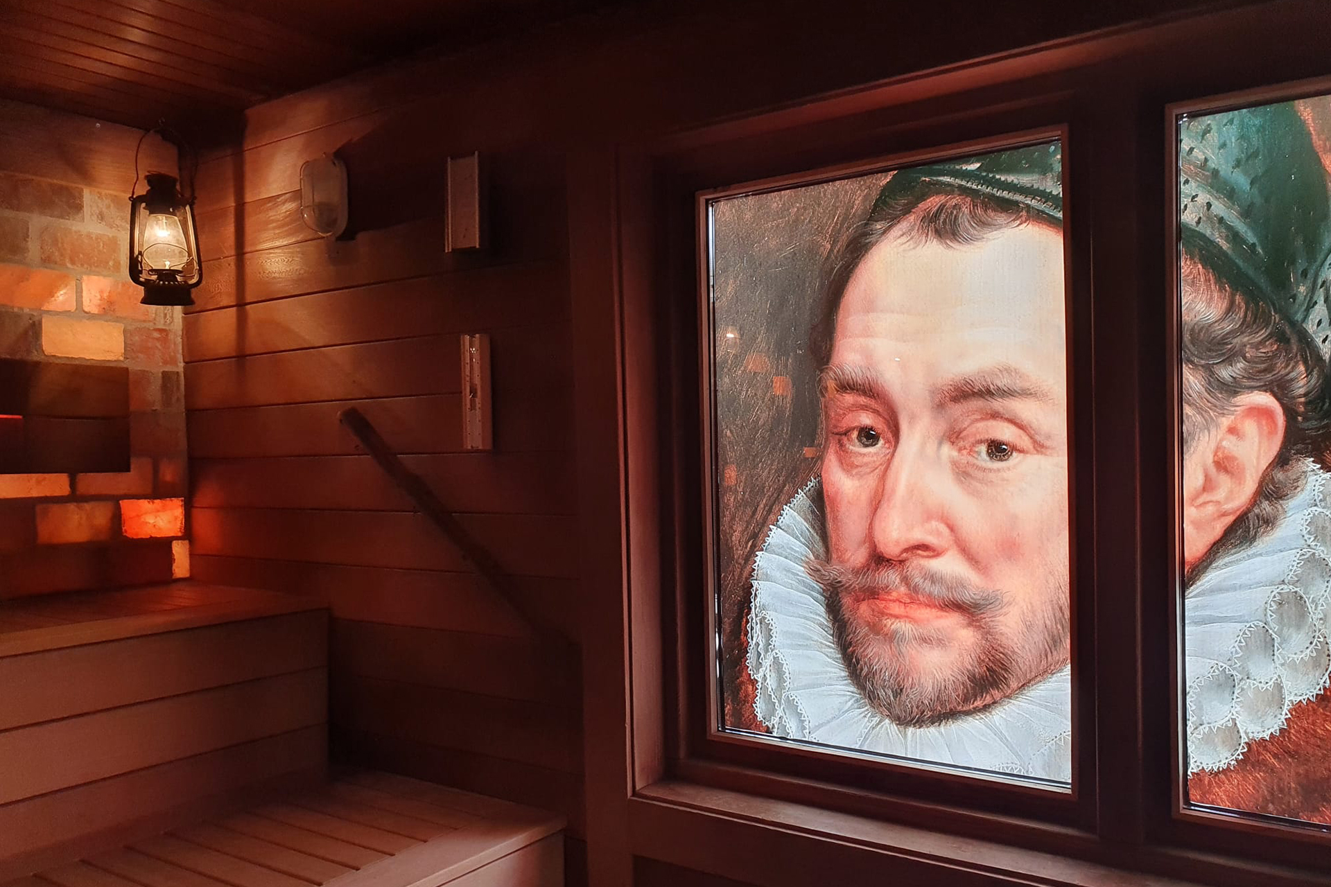 Zoutsteensauna geïnspireerd door Willem van Oranje